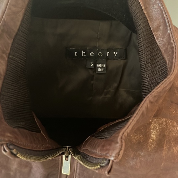Theory Leather Jacket - Picture 2 of 3